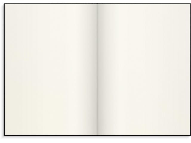 Ant.bok BURDE A5 textil olinj svart